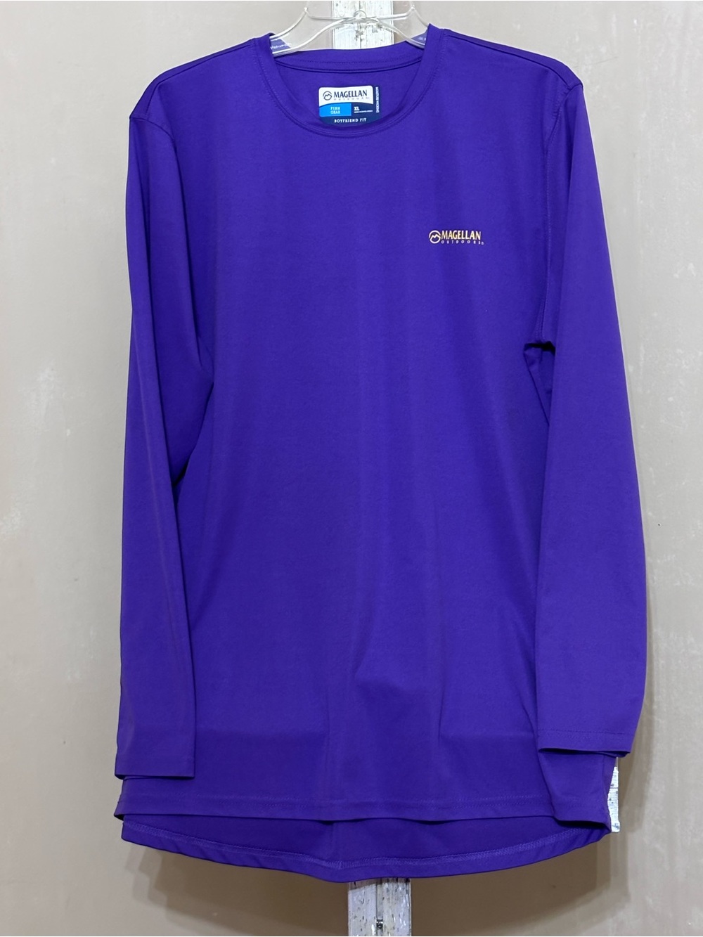 Magellan Outdoors Purple "Home Grown In Louisiana" Magnolia Graphic Shirt Sz XL